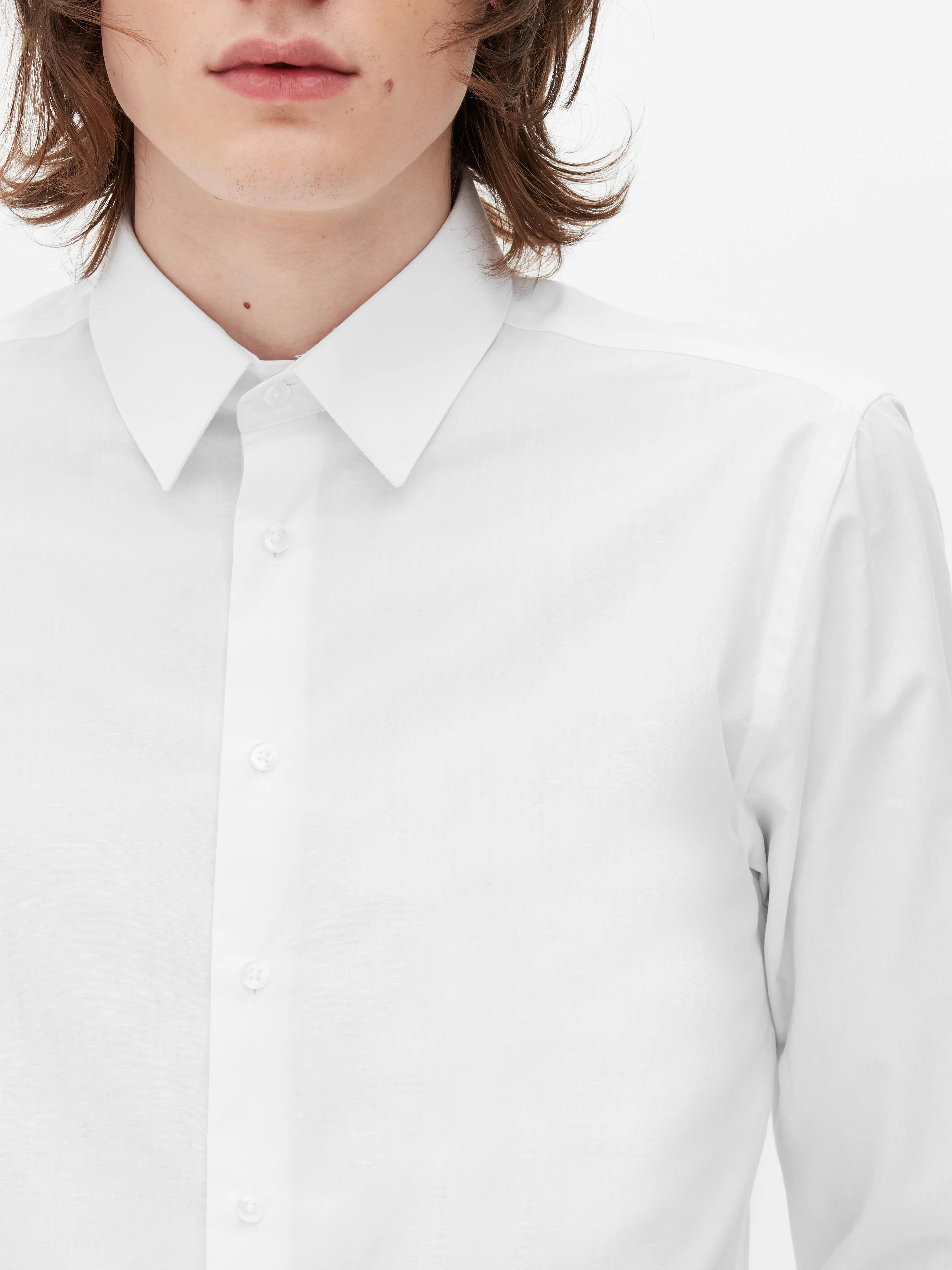 Fitted cotton shirt