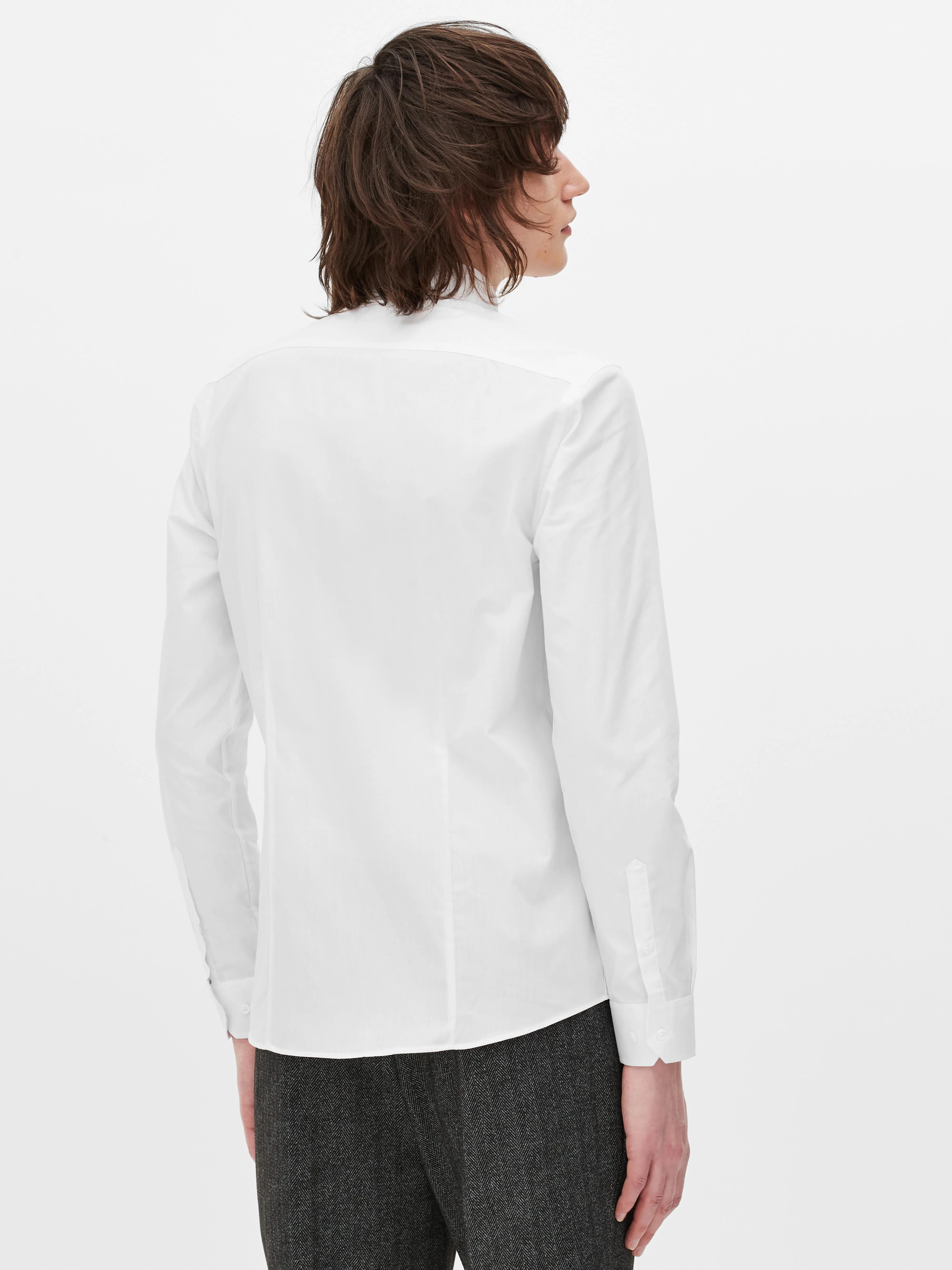 Fitted cotton shirt