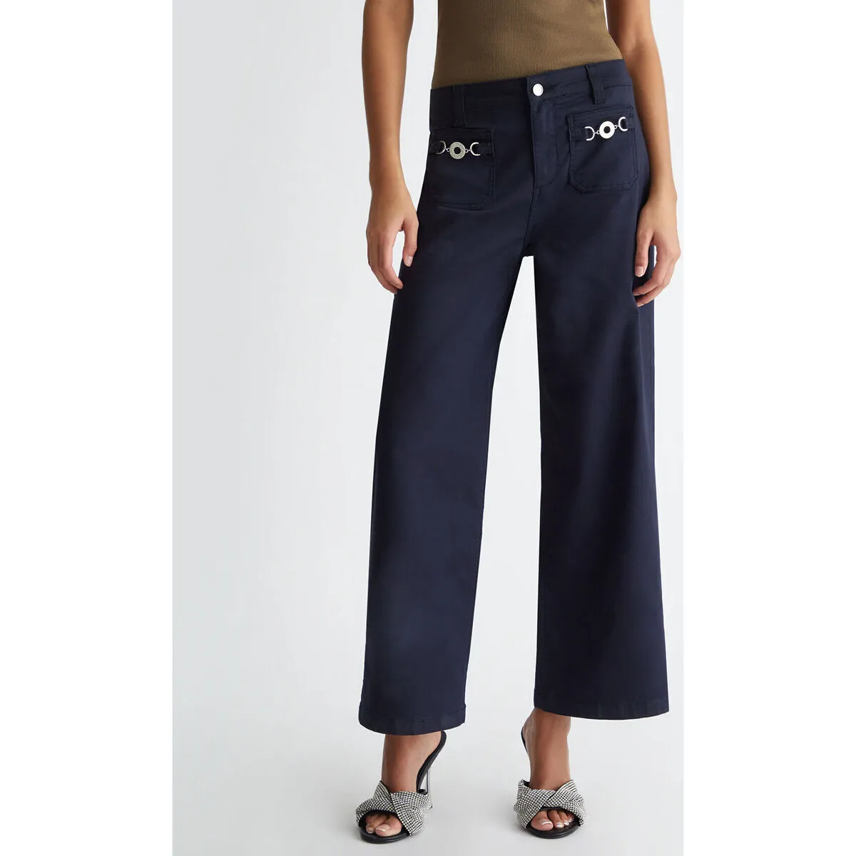 Flared ankle pants