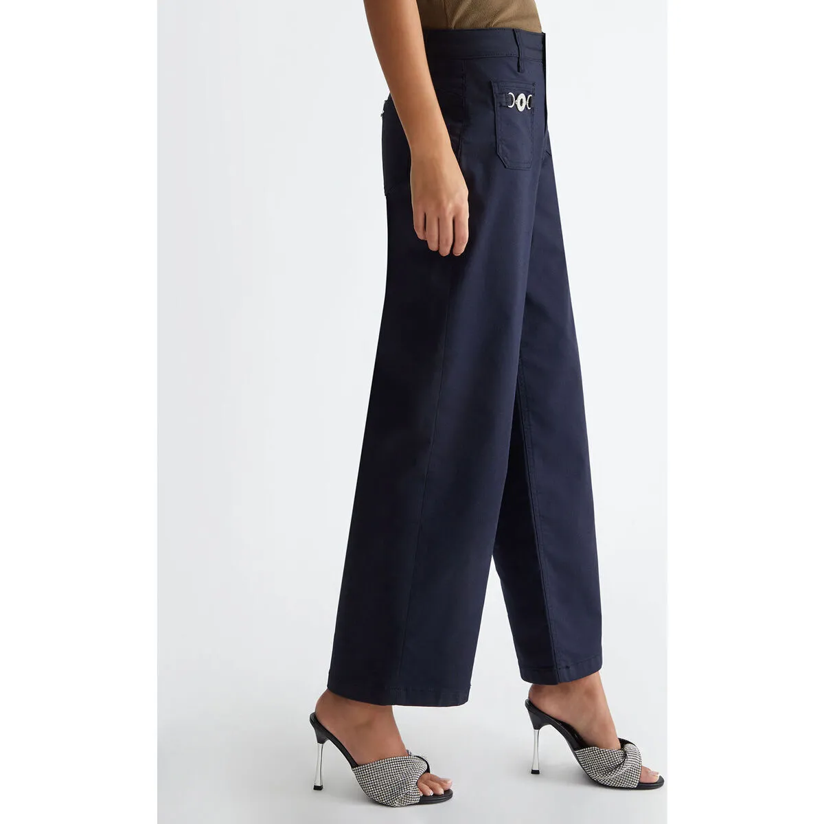 Flared ankle pants