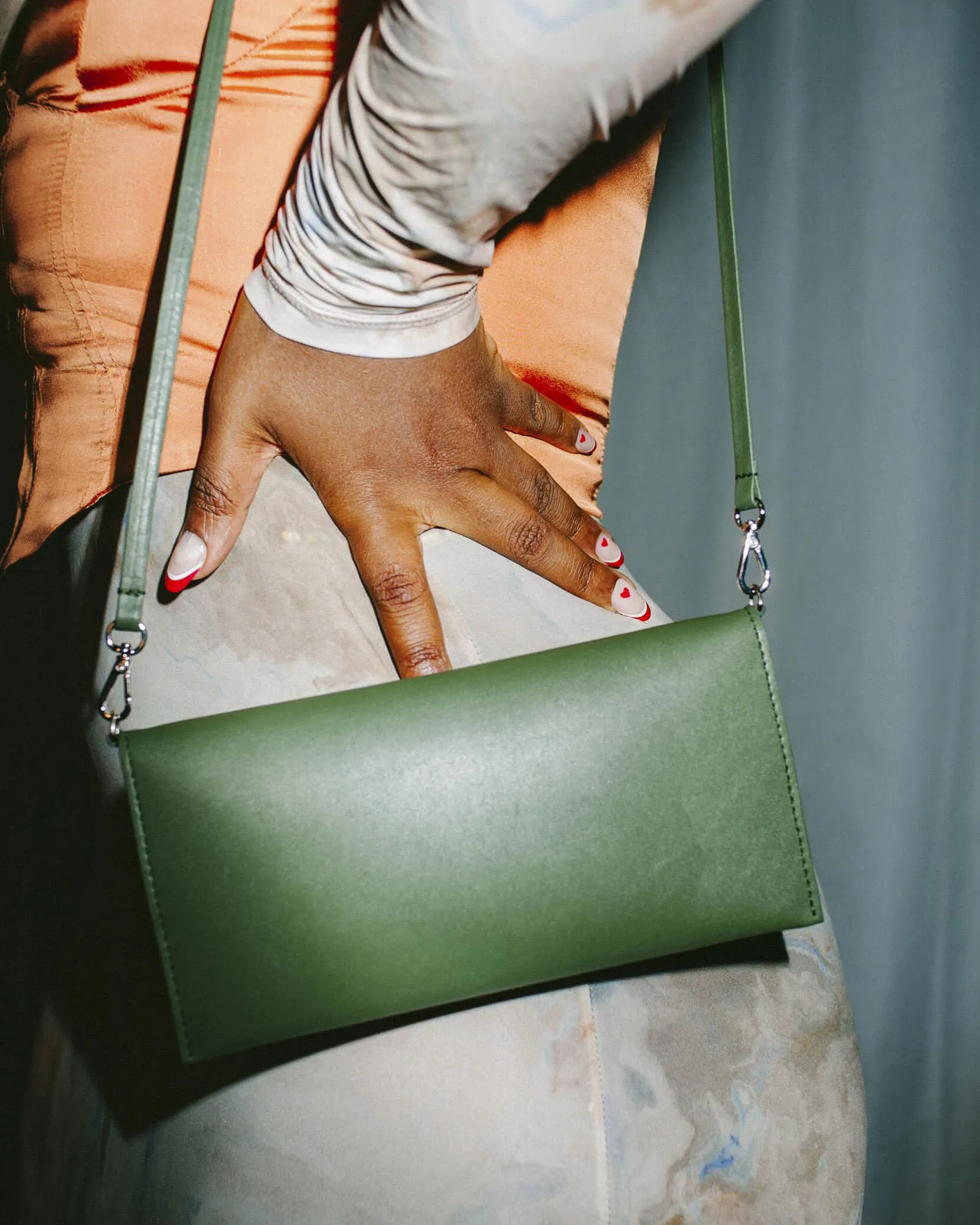 Forest Flat Purse
