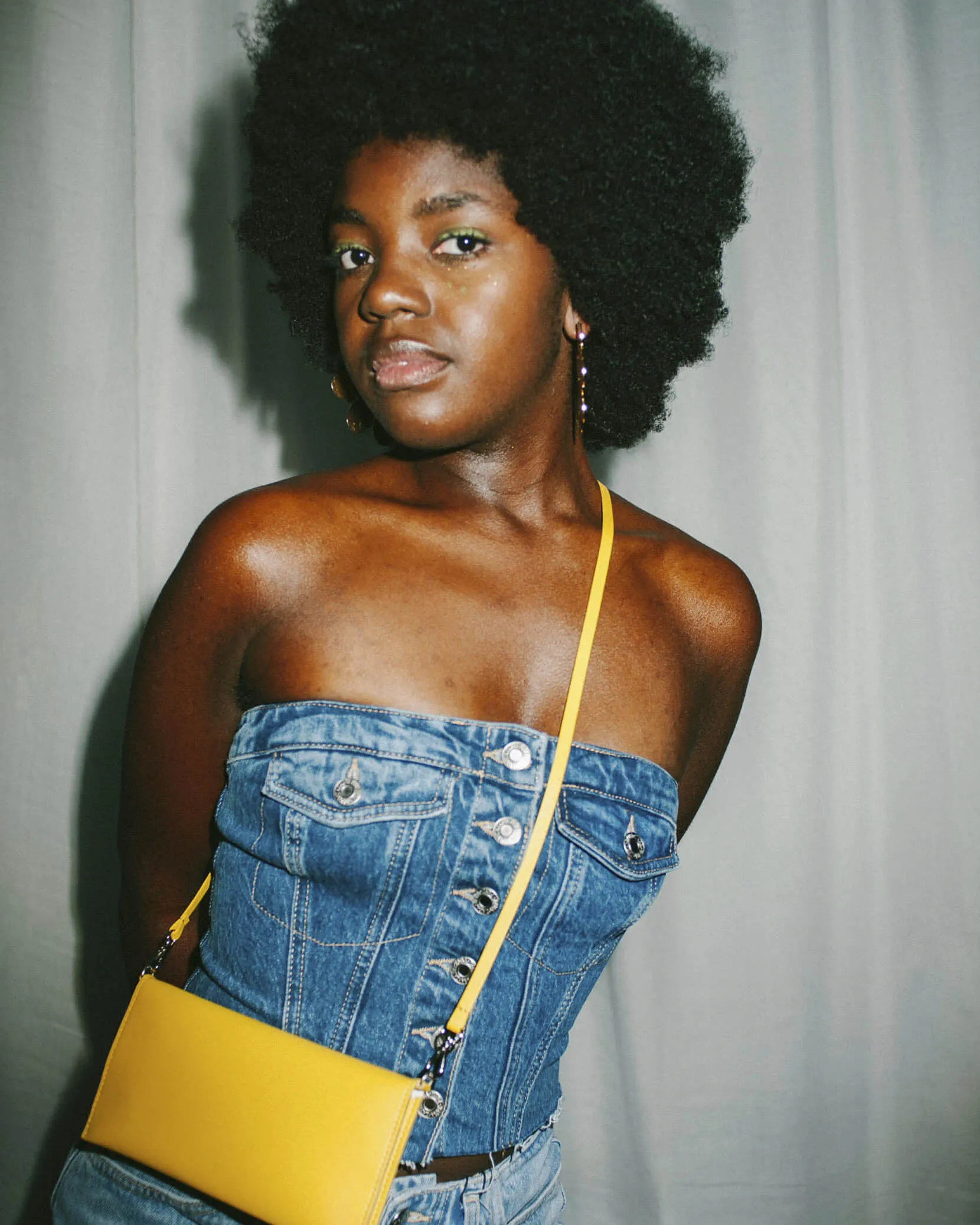 Yellow Flat Purse