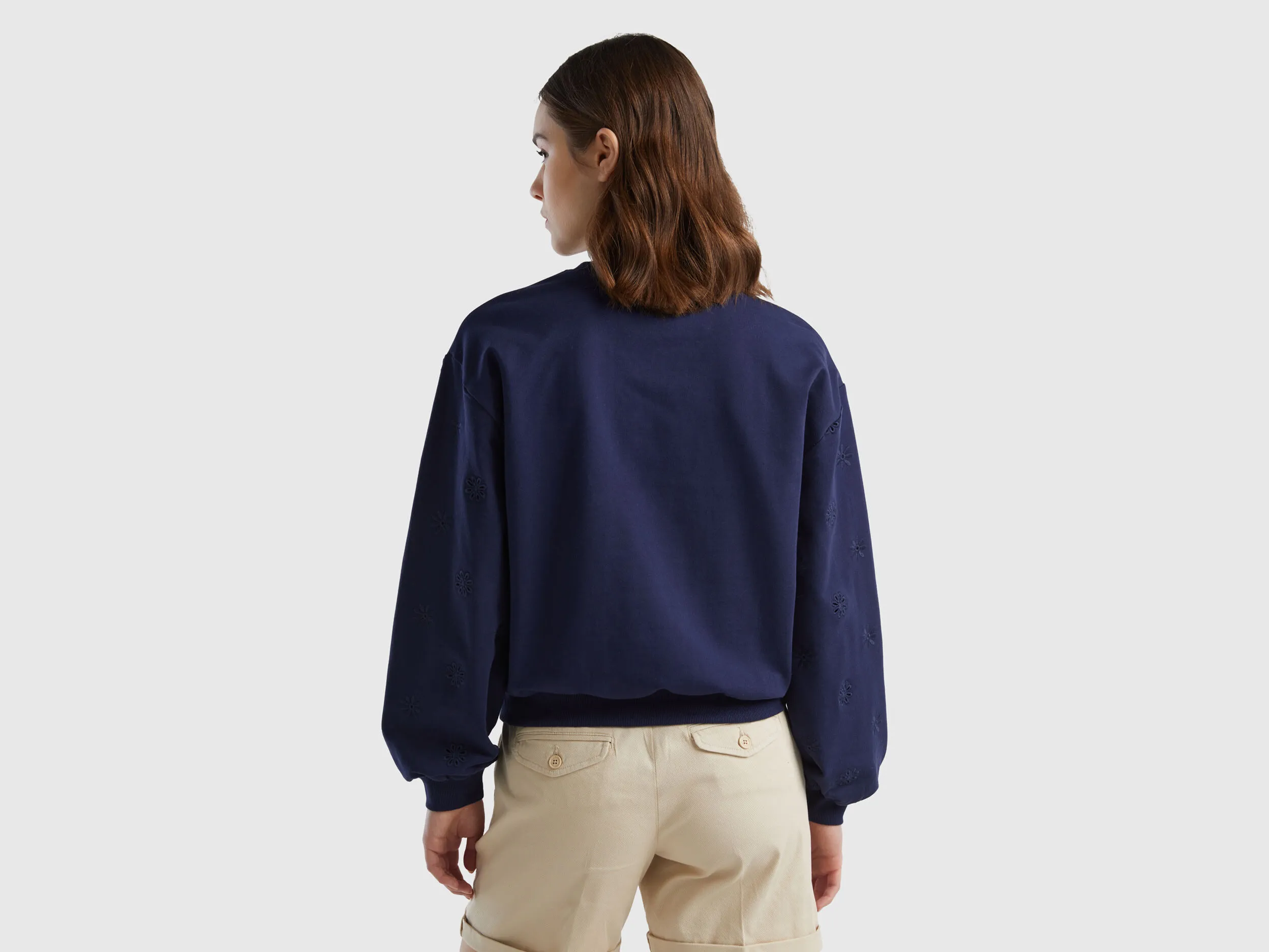 Floral Embroidered Sweatshirt