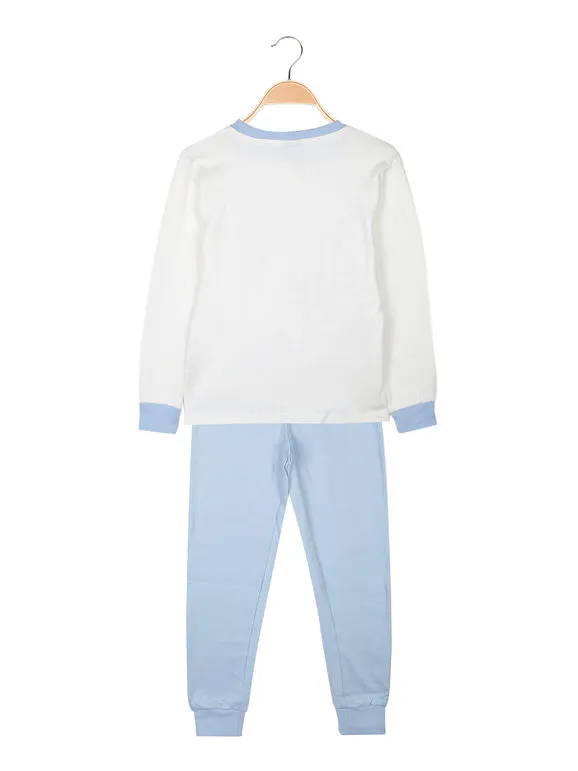 Frozen Cotton Interlock Long Pajamas for Girls