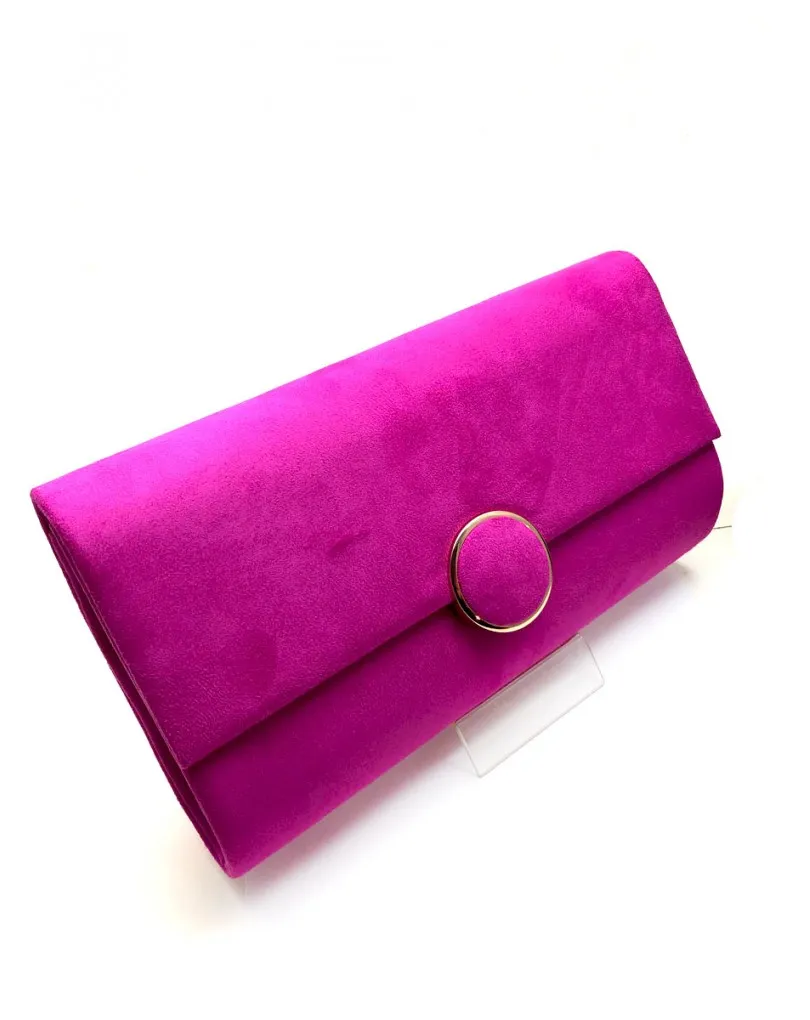 FUCHSIA PARTY HANDBAG CLUTCHES  ELEGANT AND STYLISH