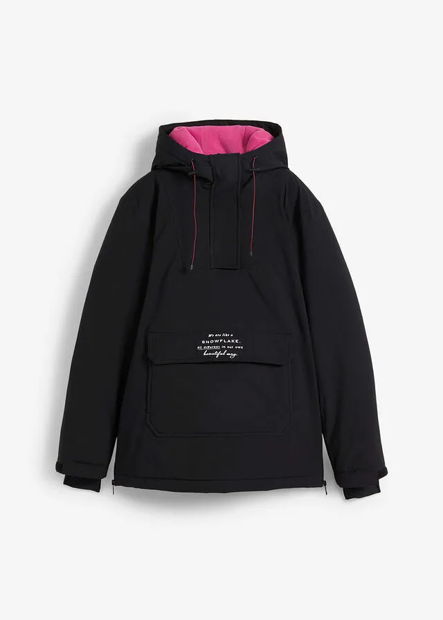 Functional black jacket.