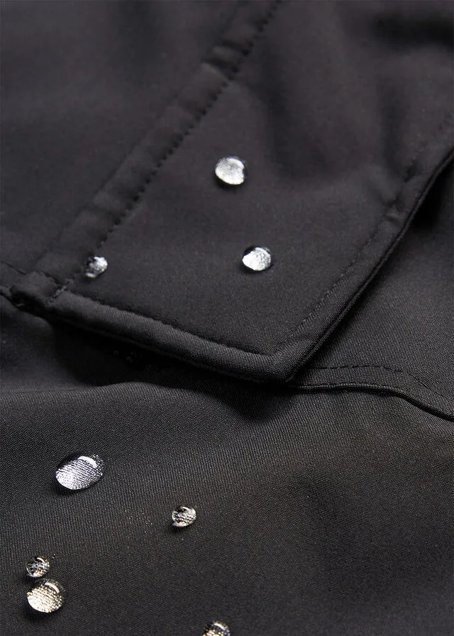 Functional black jacket.