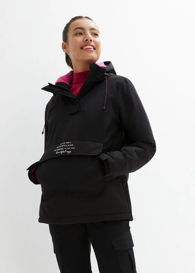 Functional black jacket.