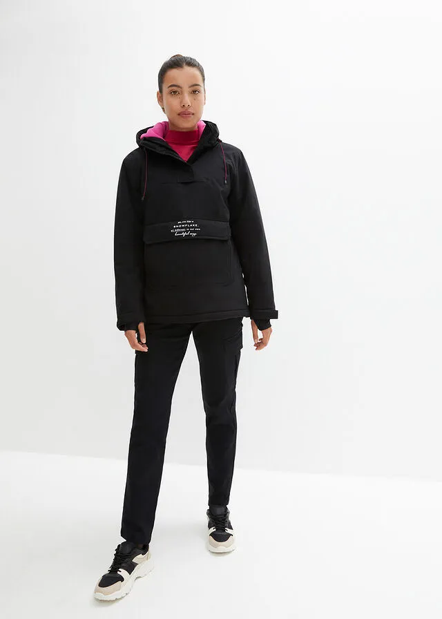 Functional black jacket.