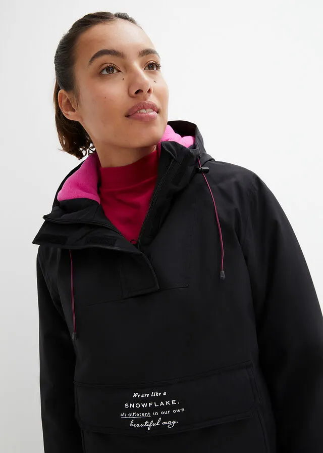 Functional black jacket.