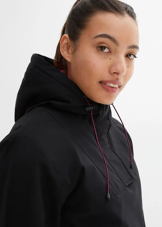 Functional black jacket.