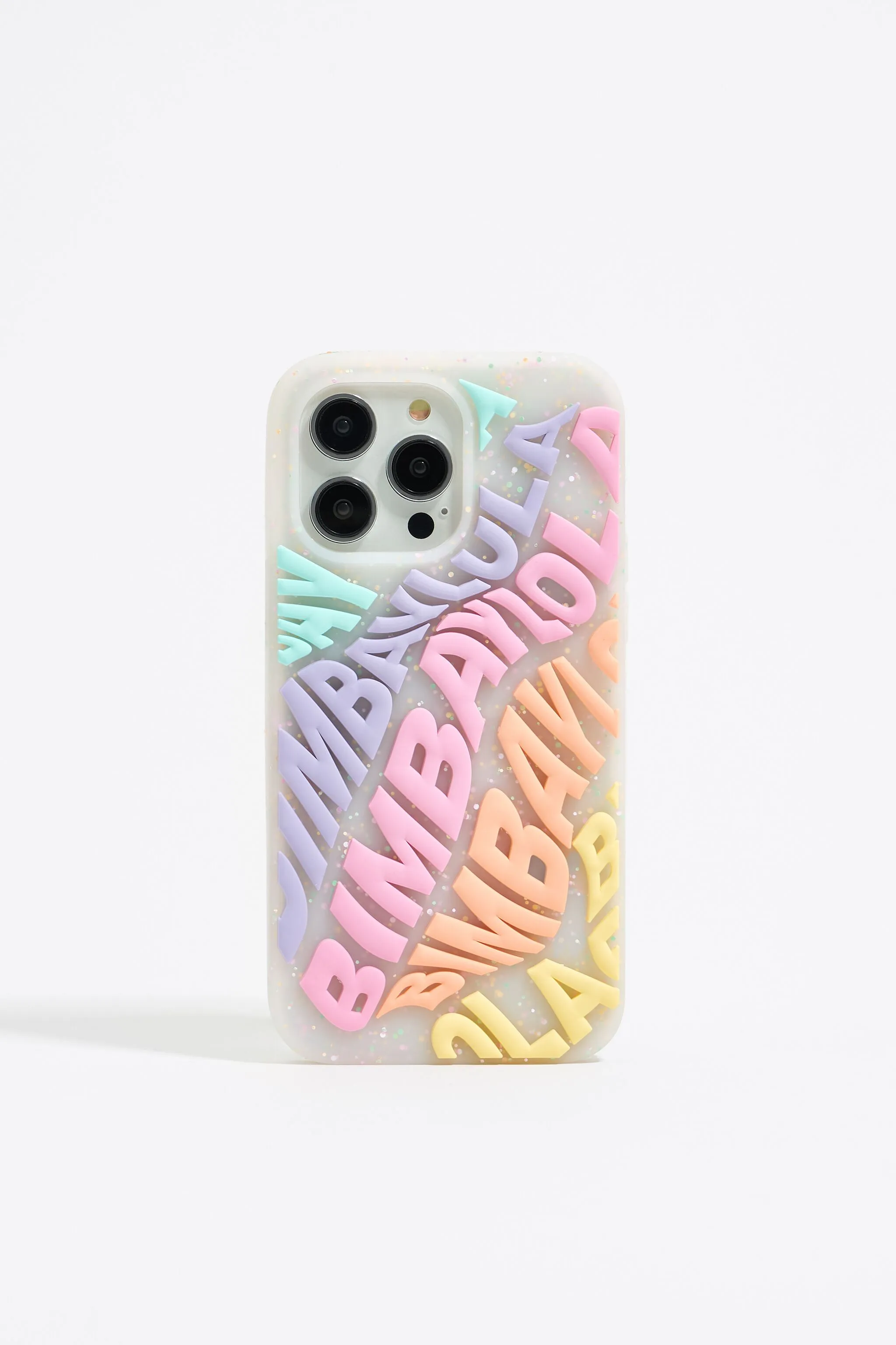 Multicolor Silicone Logo Case for iPhone 14 Pro Max
