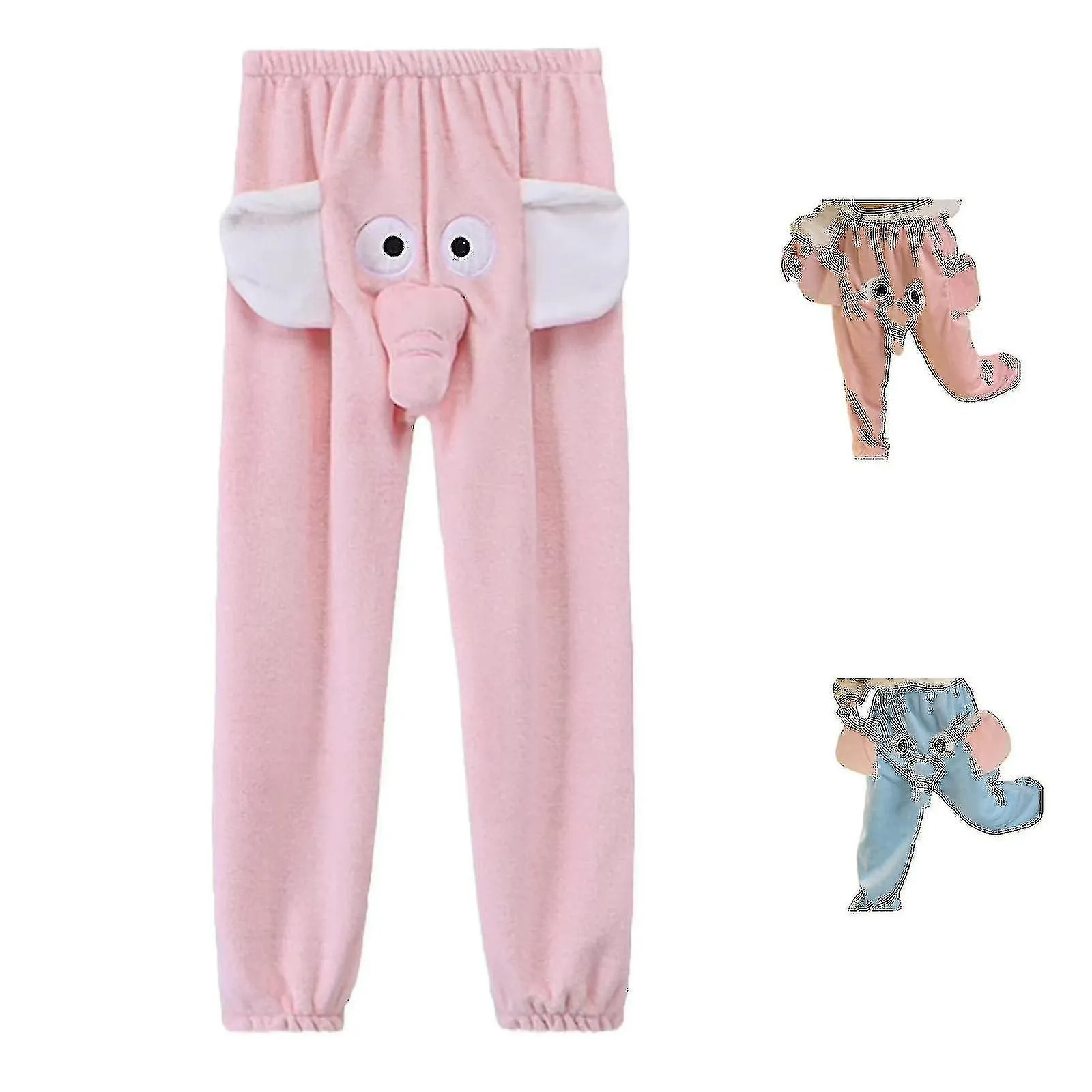 Funny Elephant Pants Lounge Home Plush Couple Pajama Gift BoyfriendA6
