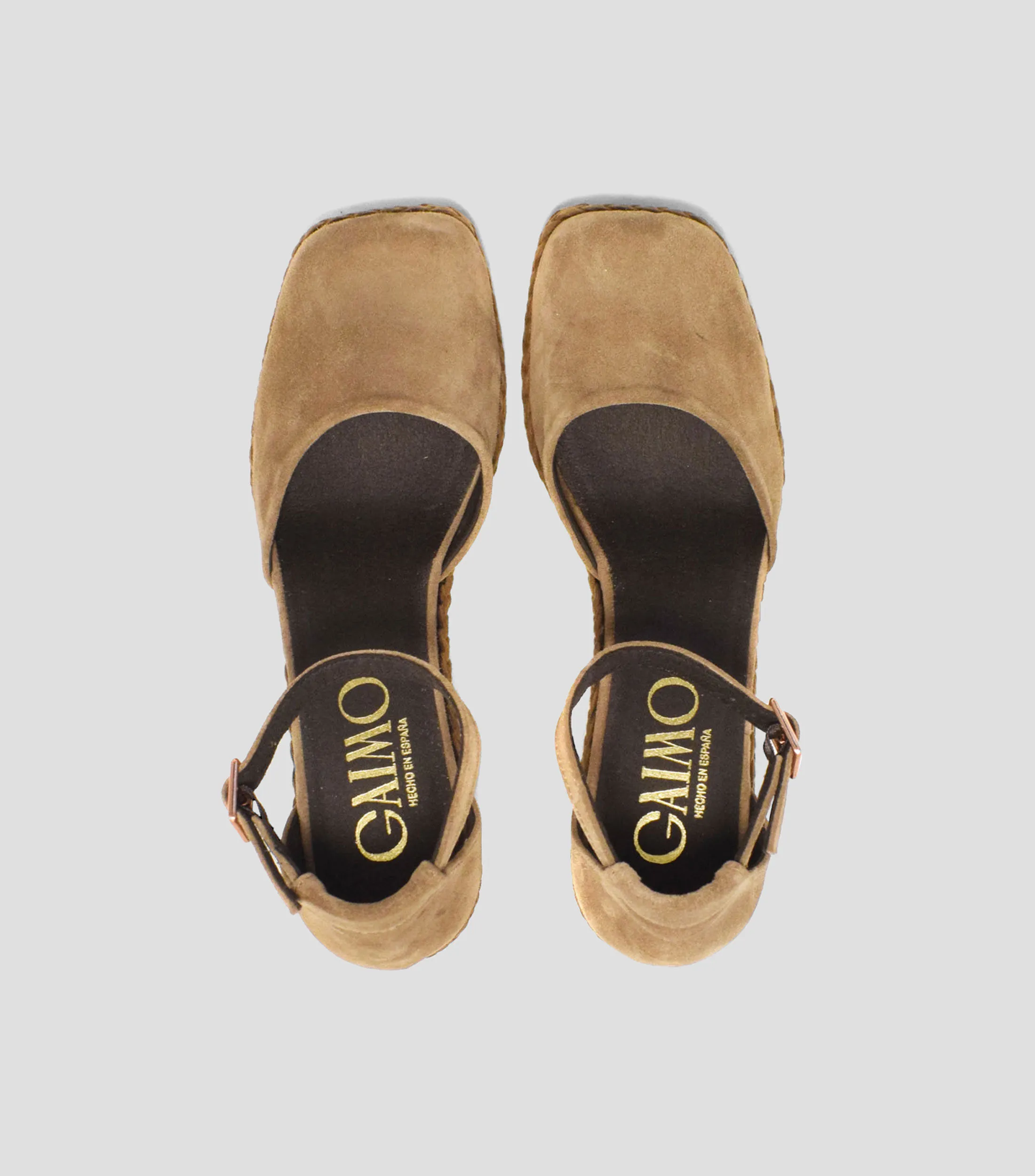 Gaimo Zapatillas D'Orsay Elia de tacón alto ancho Mujer