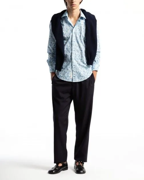 Ganesh G75700M Blue Shirt