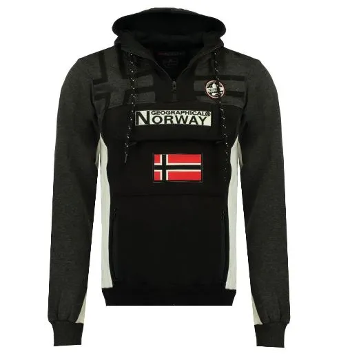 Geographical Norway black sweatshirt Fitacol