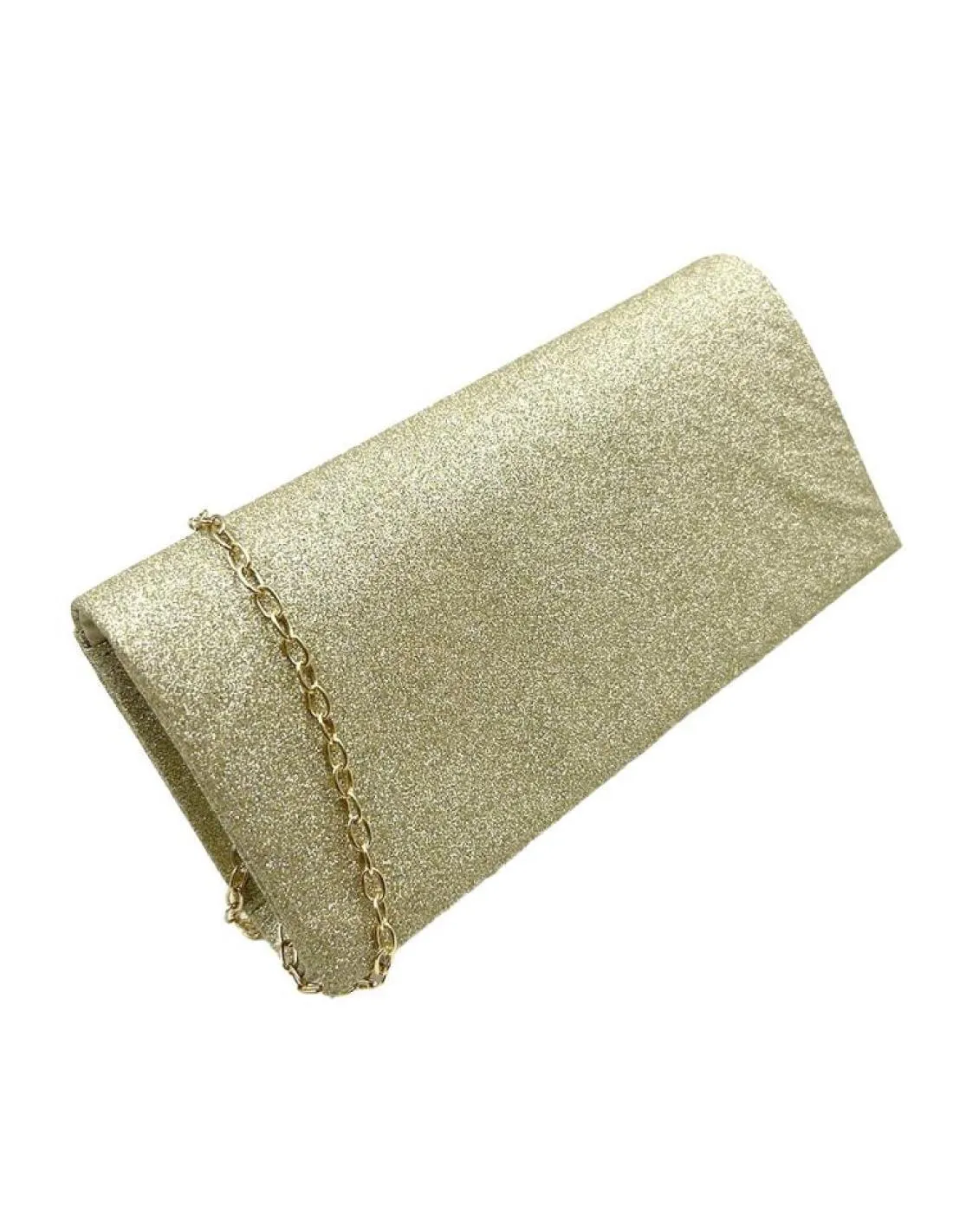 Gold small evening and wedding handbags and clutches