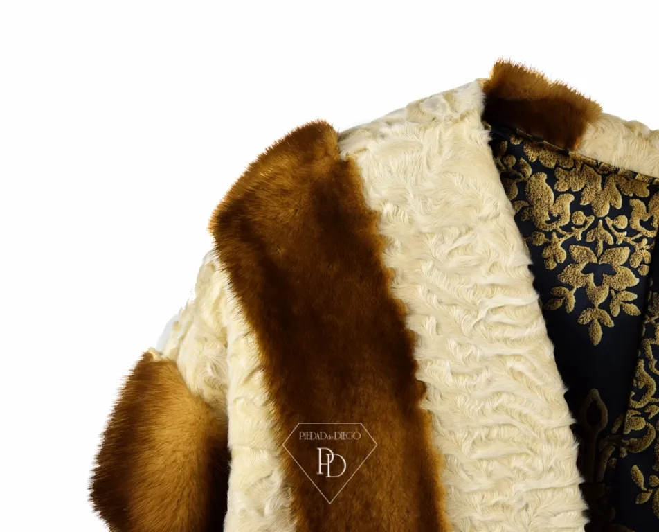 Golden and Swakara Mink Coat