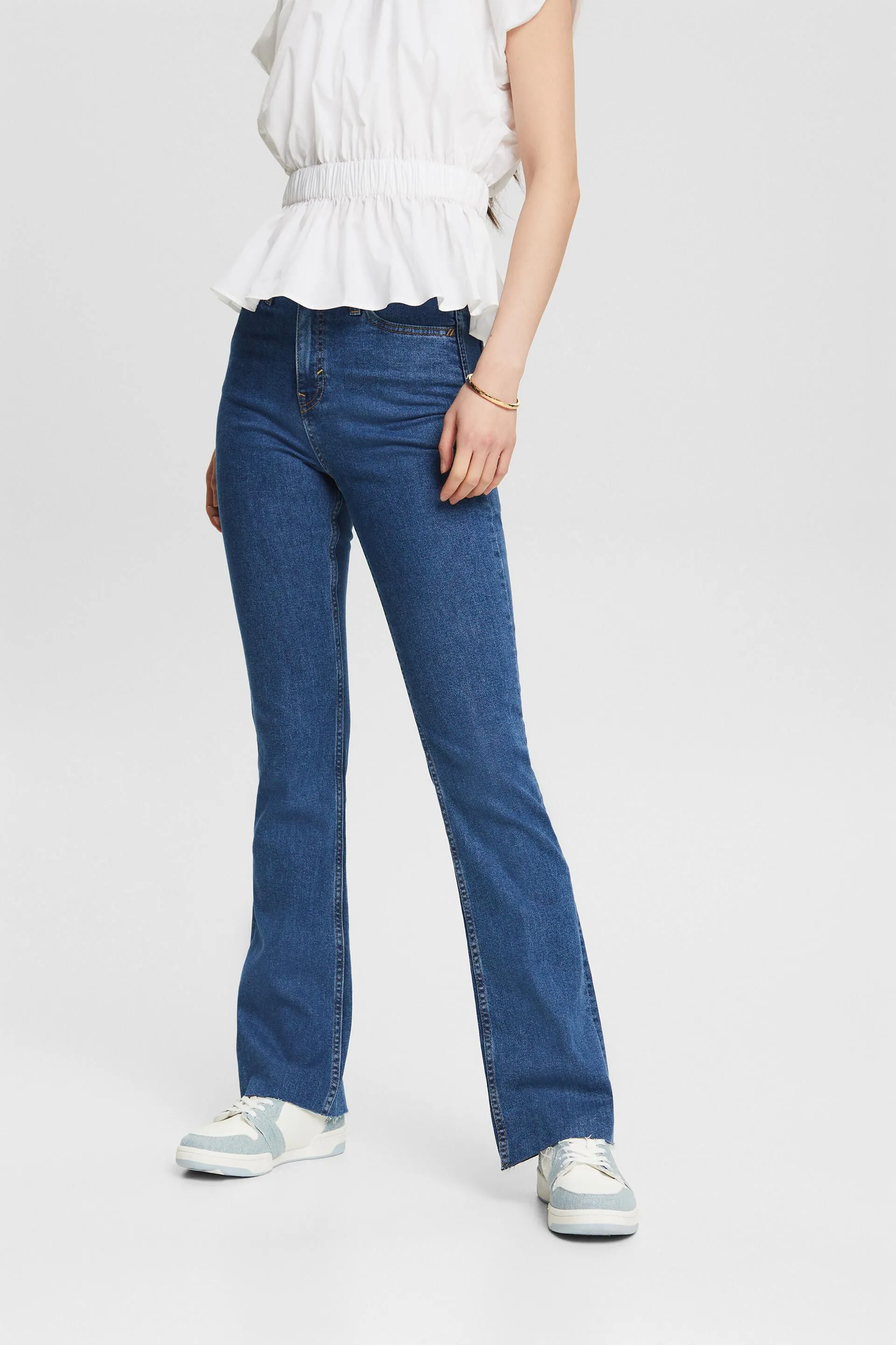 Google SEO friendly jeans with ultra high rise