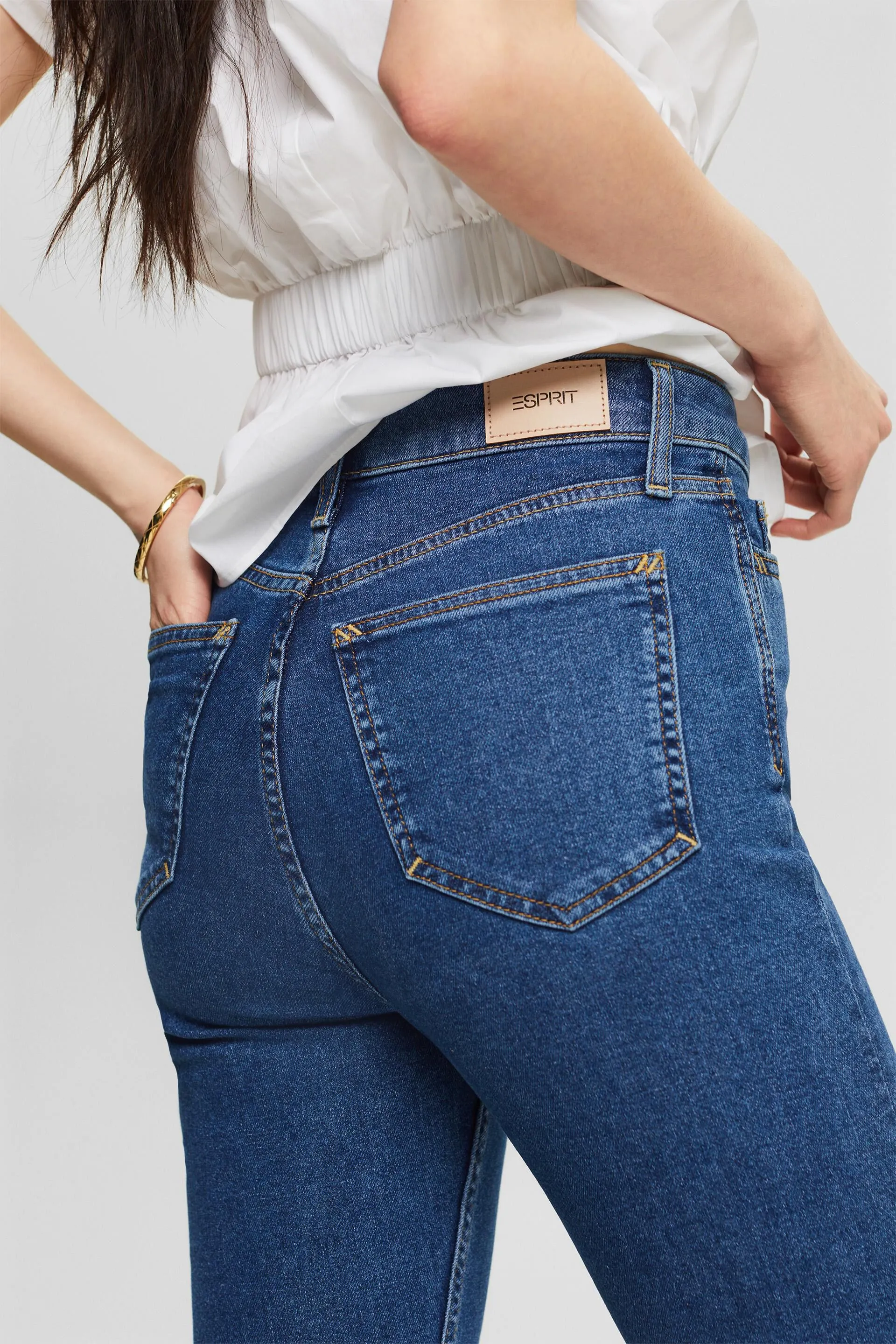 Google SEO friendly jeans with ultra high rise