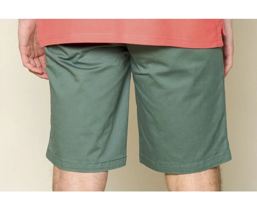 GREEN CHINO SHORTS  BARRY