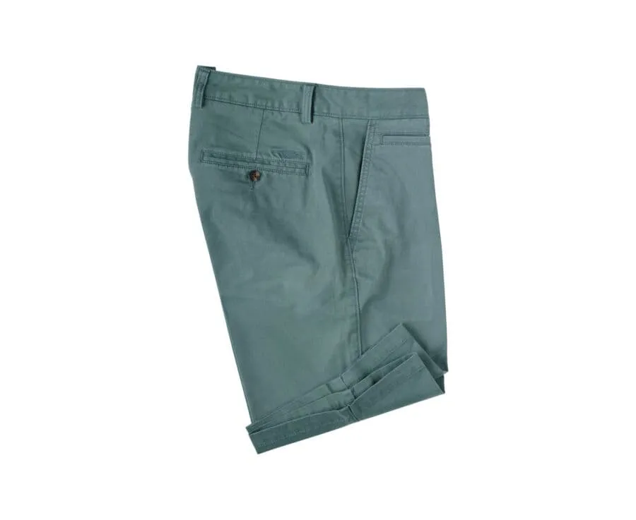 GREEN CHINO SHORTS  BARRY