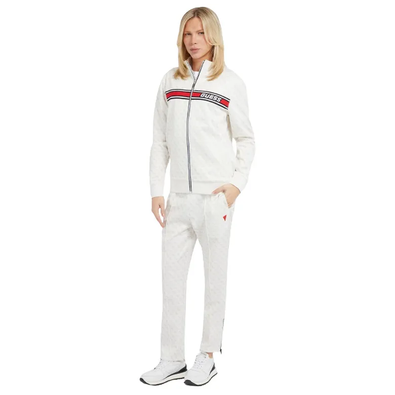 Guess Korbin White All Over Logo Pant