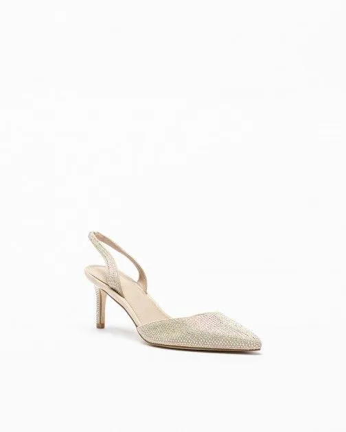 Guess Mylea Beige Open Heel Shoe