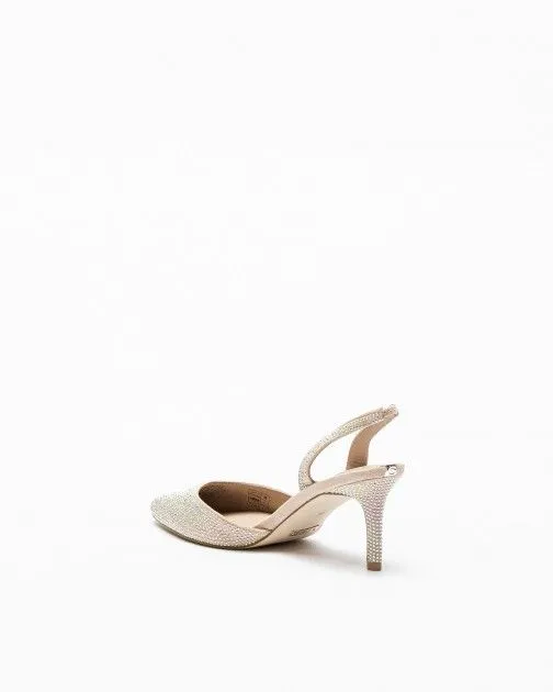 Guess Mylea Beige Open Heel Shoe