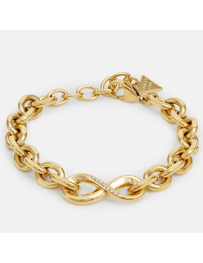 Guess Women's Endless Dream Gold Stainless Steel Bracelet
