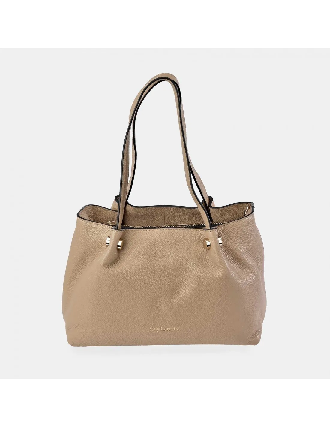 GUY LAROCHE Bolso de mano en piel con bandolera para mujer