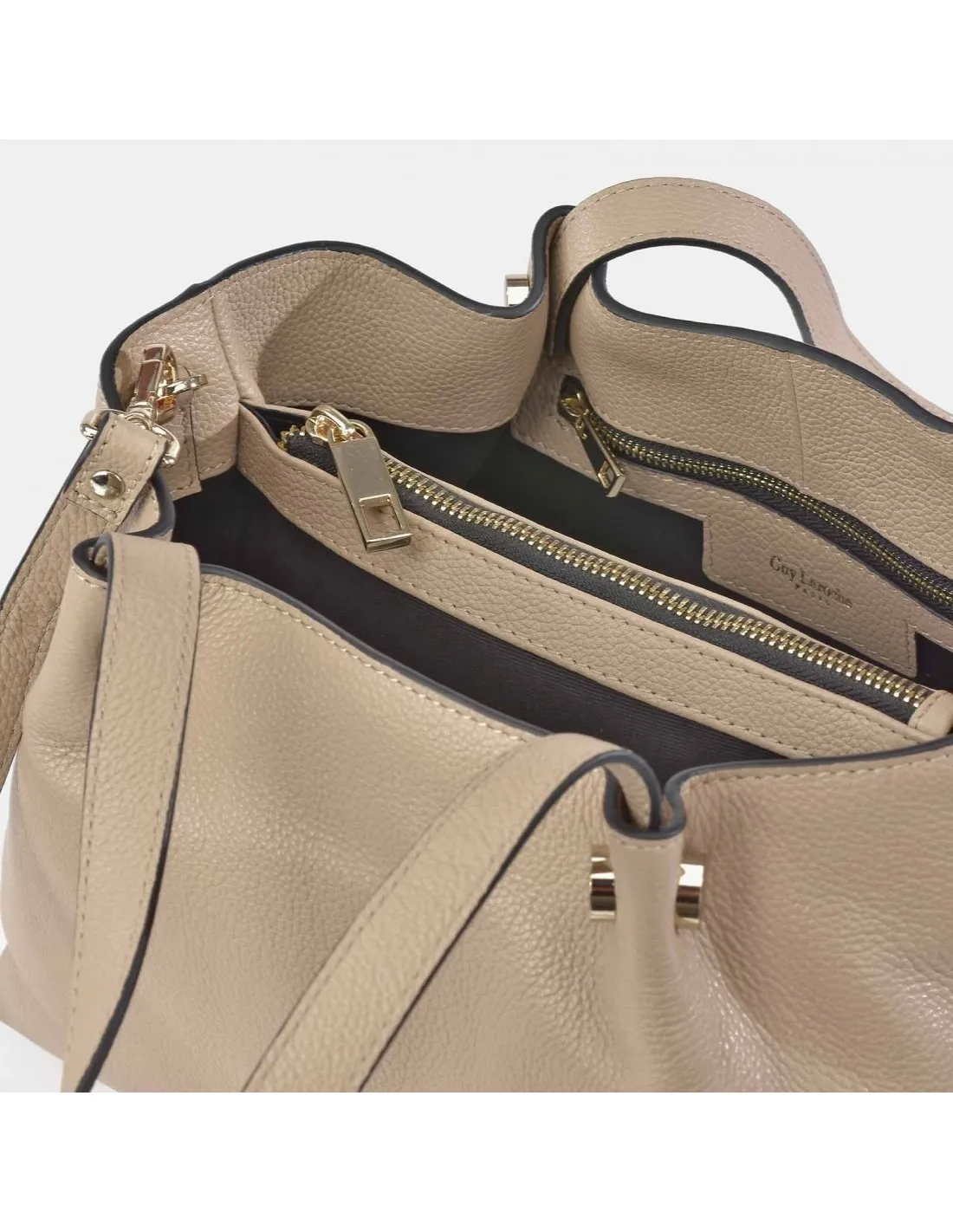 GUY LAROCHE Bolso de mano en piel con bandolera para mujer