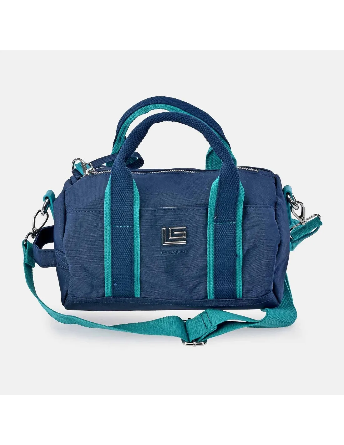 GUY LAROCHE bolso de mano para mujer con cremallera y bandolera en calidad Nylon