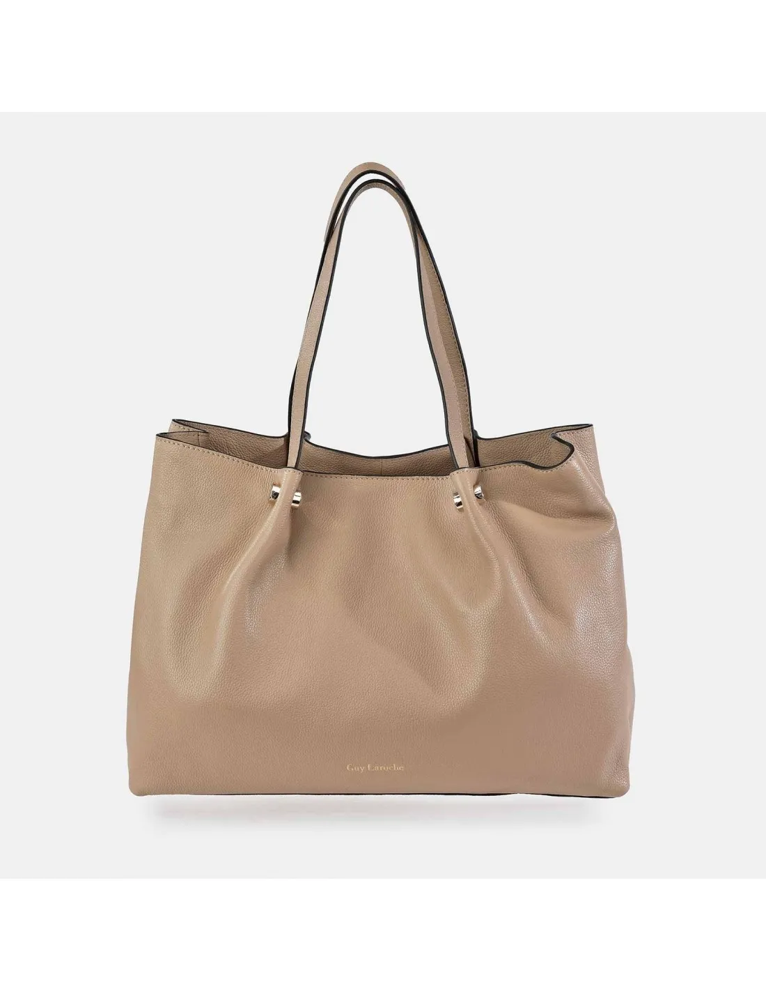 GUY LAROCHE Bolso Shopping en piel con bandolera para mujer