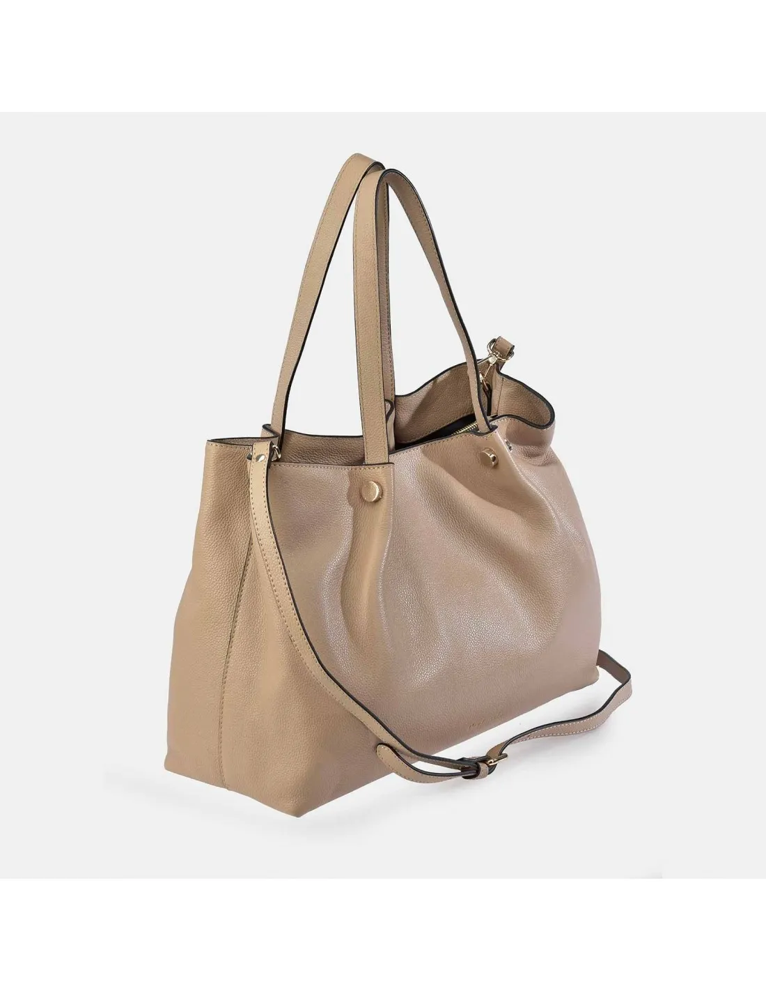 GUY LAROCHE Bolso Shopping en piel con bandolera para mujer