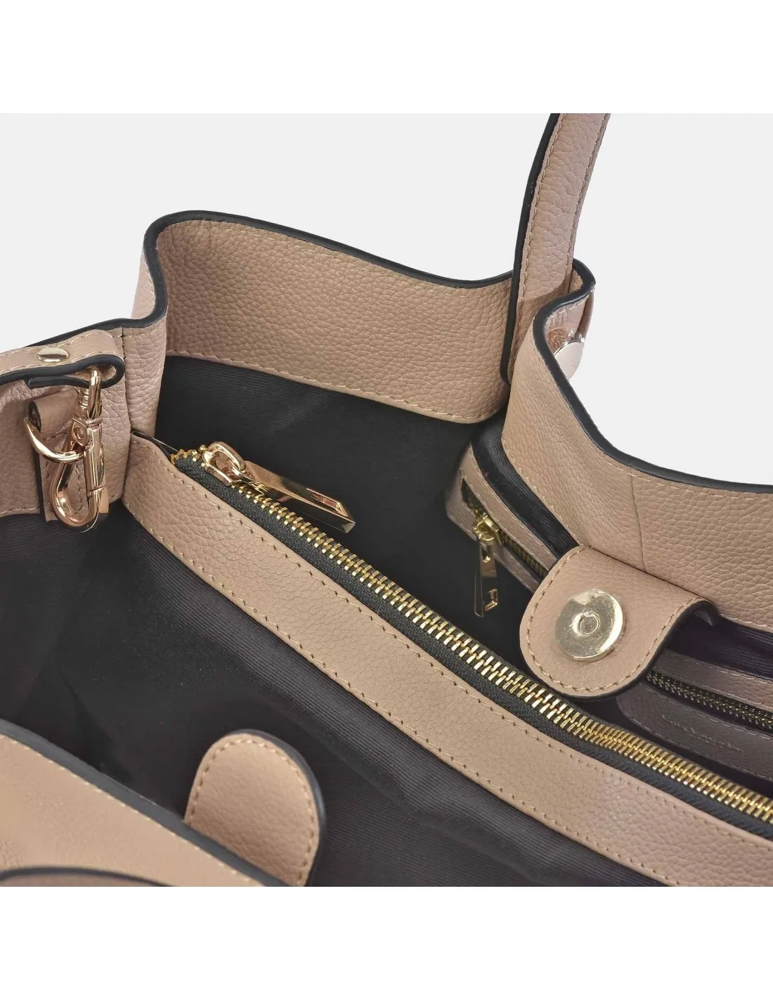 GUY LAROCHE Bolso Shopping en piel con bandolera para mujer