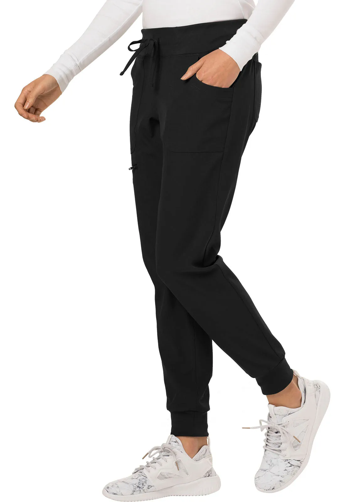 HeartSoul Black Talls Low Rise Jogger Pants