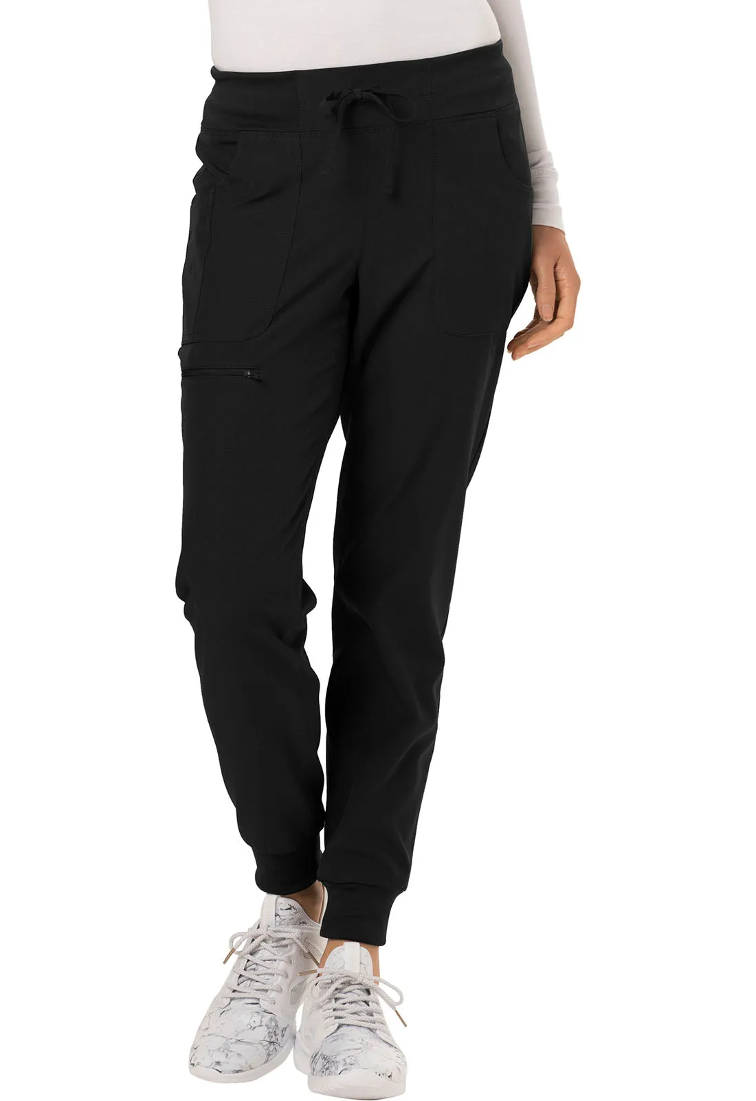 HeartSoul Black Talls Low Rise Jogger Pants
