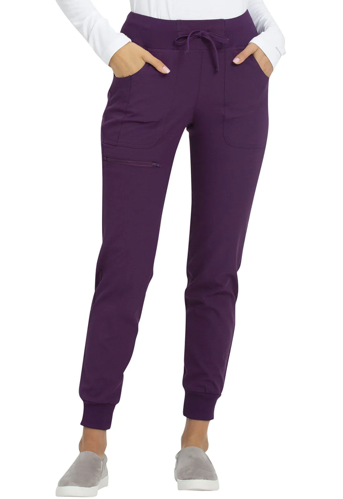HeartSoul Eggplant Low Rise Jogger Pants