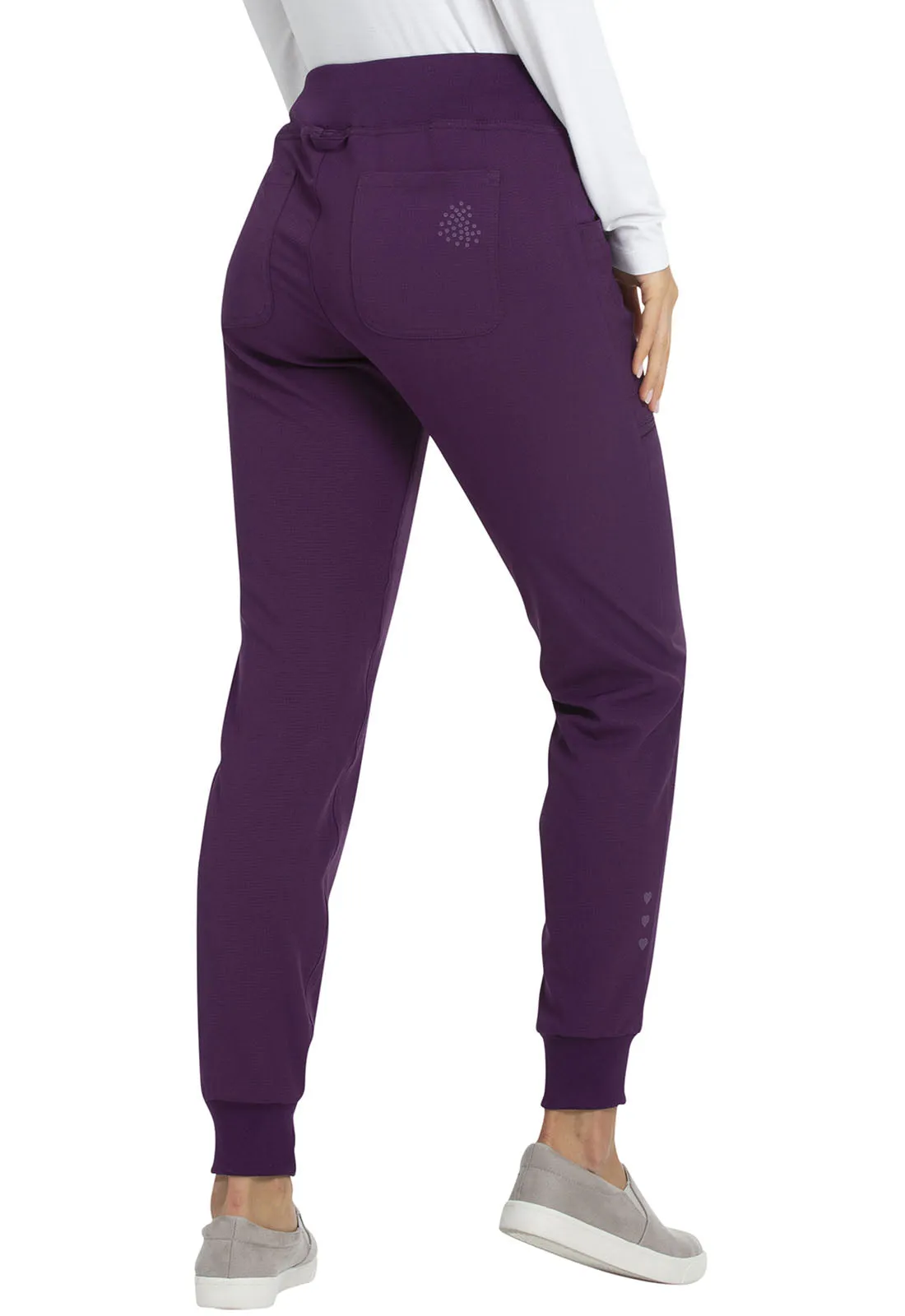 HeartSoul Eggplant Low Rise Jogger Pants