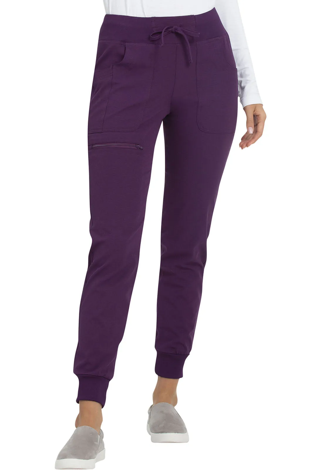 HeartSoul Eggplant Low Rise Jogger Pants