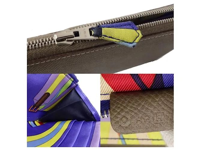 Hermès Silk'In Castaño 