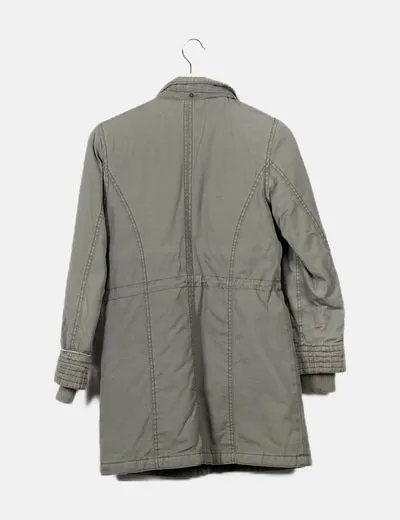 H&M Green Basic Coat