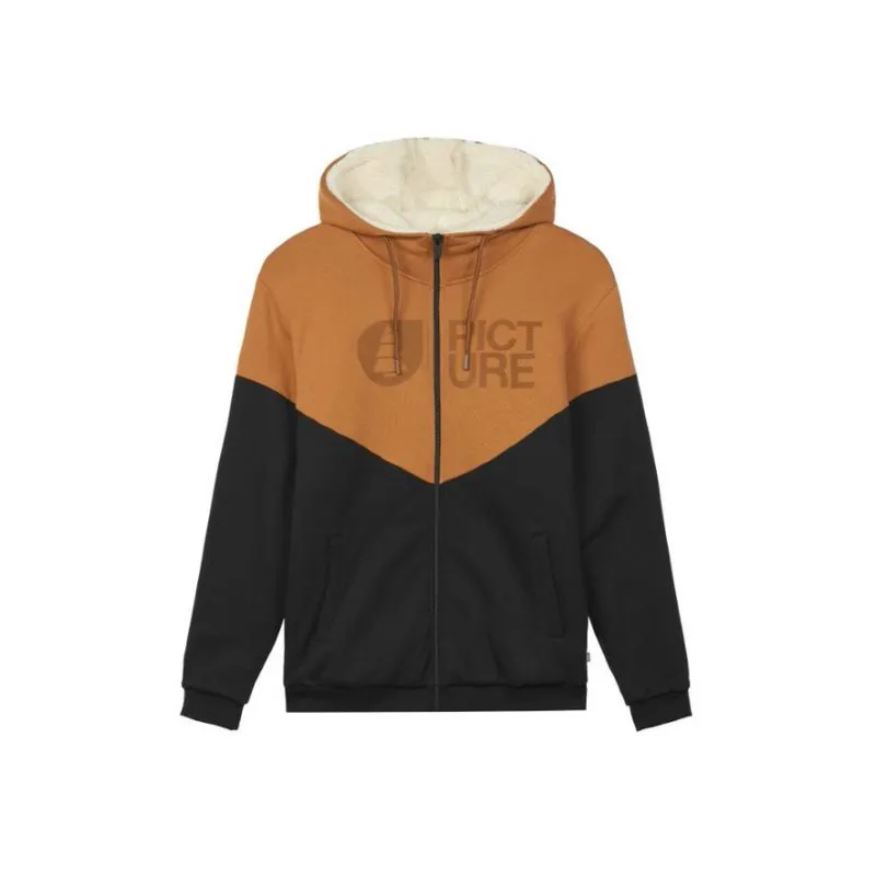 Hoodie Picture Basement Plush Zip (Black) Men