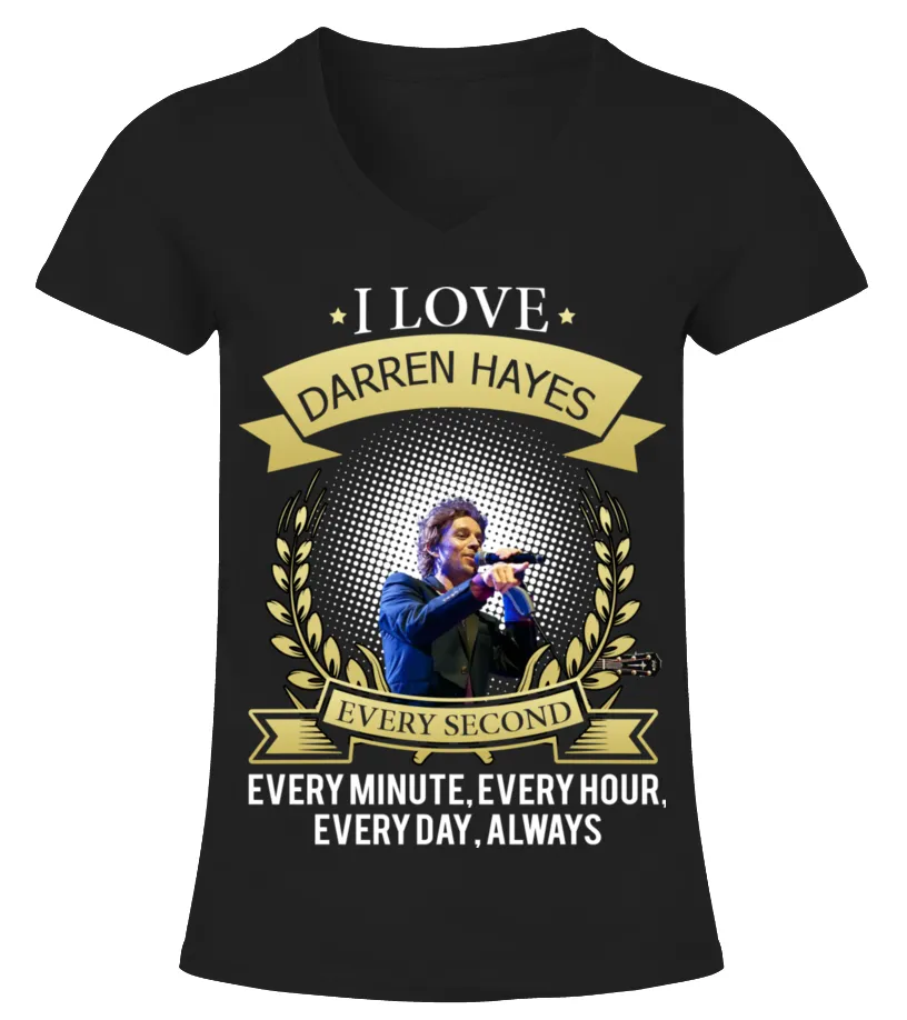 DARREN HAYES FAN TRIBUTE WOMEN'S VNECK TSHIRT