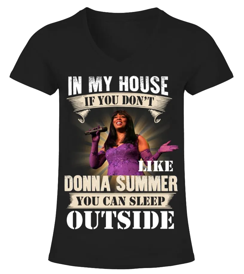 Donna Summer Lover Camiseta cuello pico Mujer