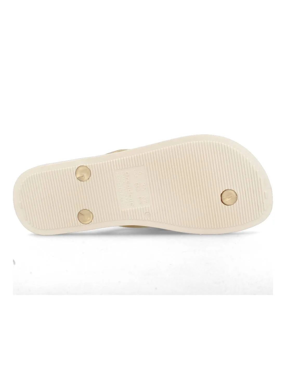 IPANEMA  GOLD BEIGE ANATOMIC FLIP FLOP
