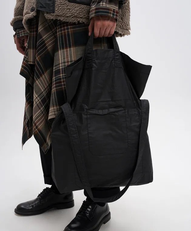 Jan Jan Van Essche Black Tote Bag