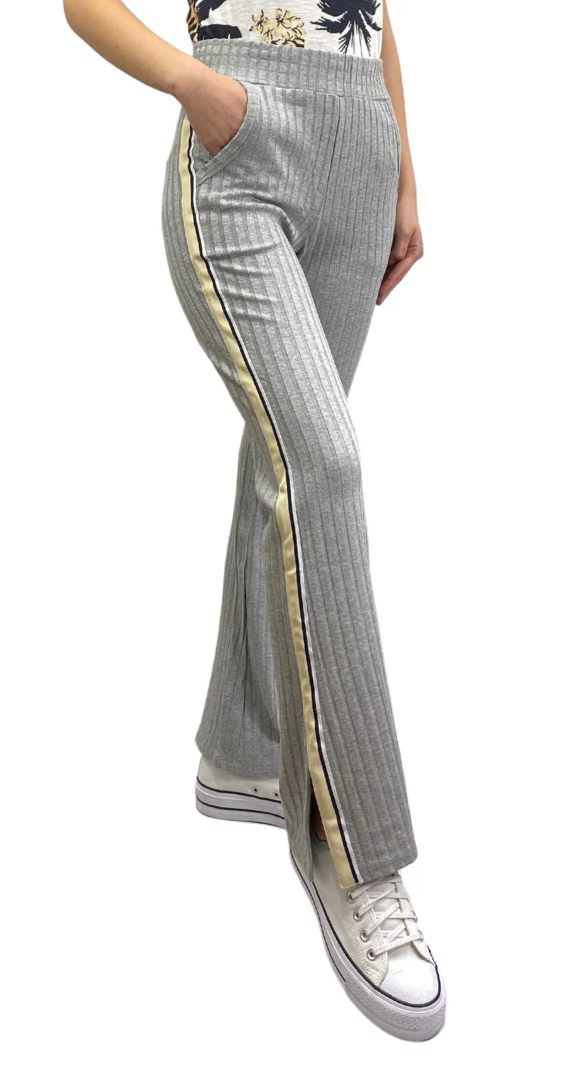 Grey Ruched Pants by JAZMIN CHEBAR