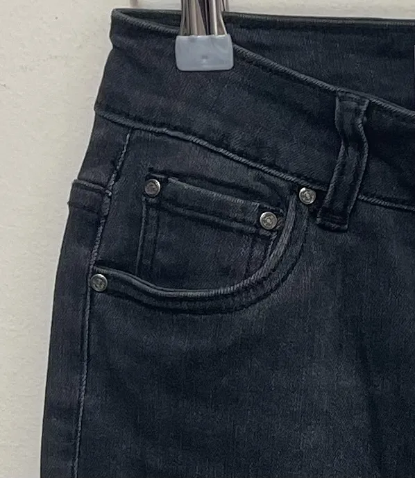 Jeans Desflecados Negro